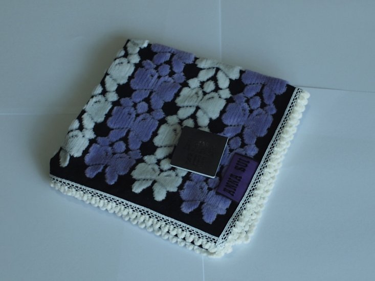 Annai sui Handkerchief *Purple+grey*Free shipping - Click Image to Close