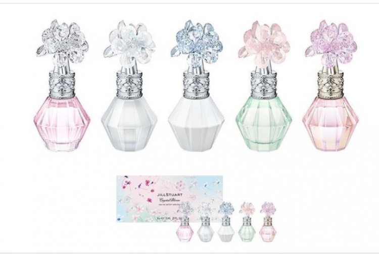 Jill Stuart crystal bloom eau de parfum selection 7.5mlx 5 limit - Click Image to Close