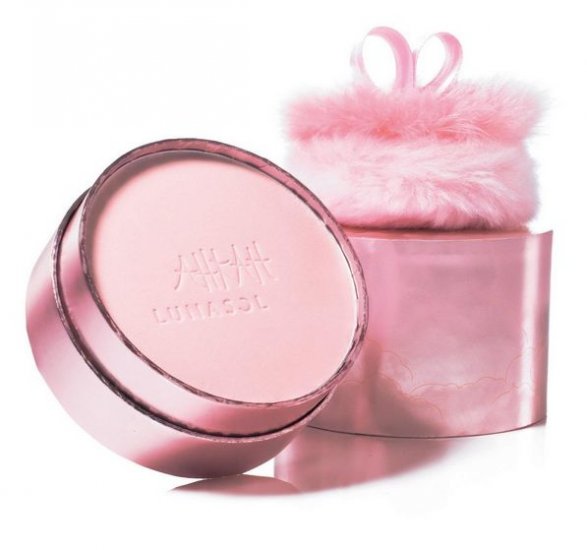 Lunasol AHKAH COLLECTION Shiny Powder with puff - Click Image to Close