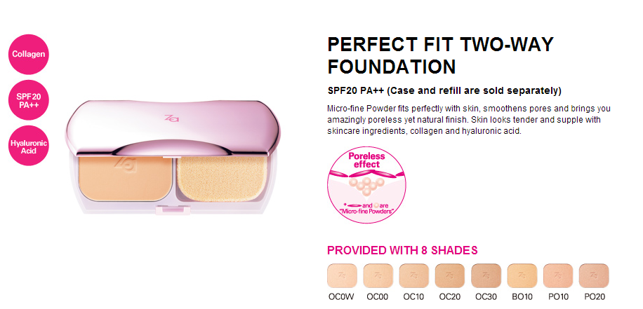 BB Perfect Foundation リフィル2点とリップ2 点 Za perfect fit two-way foundation Refill+case : Bobodave Online